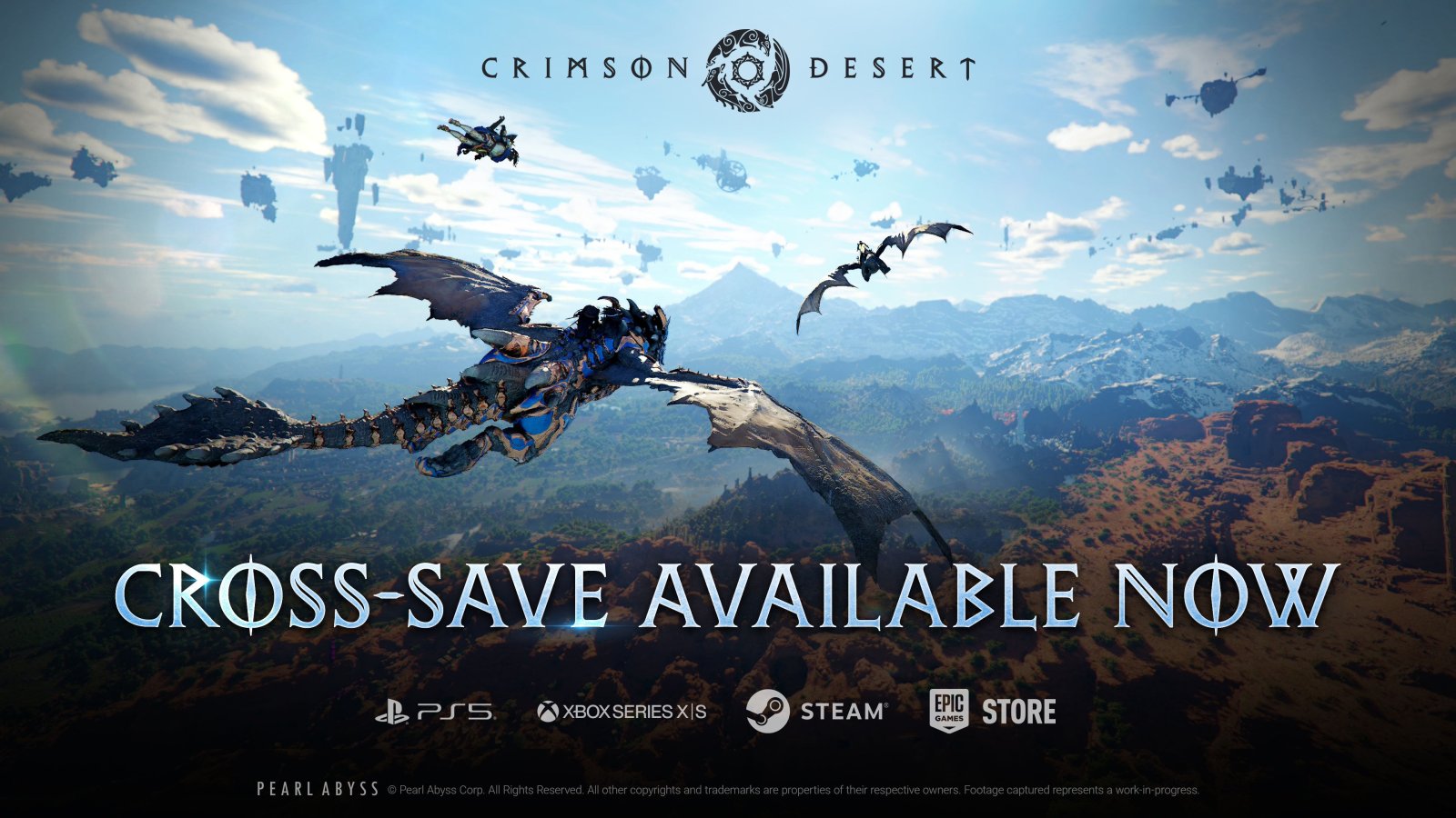 Crimson Desert ganha salvamento compartilhado entre plataformas