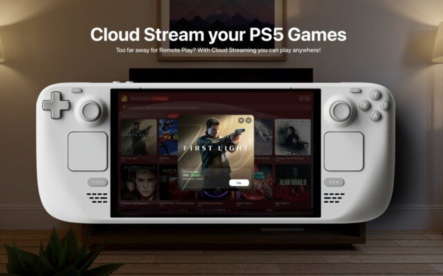App de terceiros libera streaming da PS Plus no Steam Deck