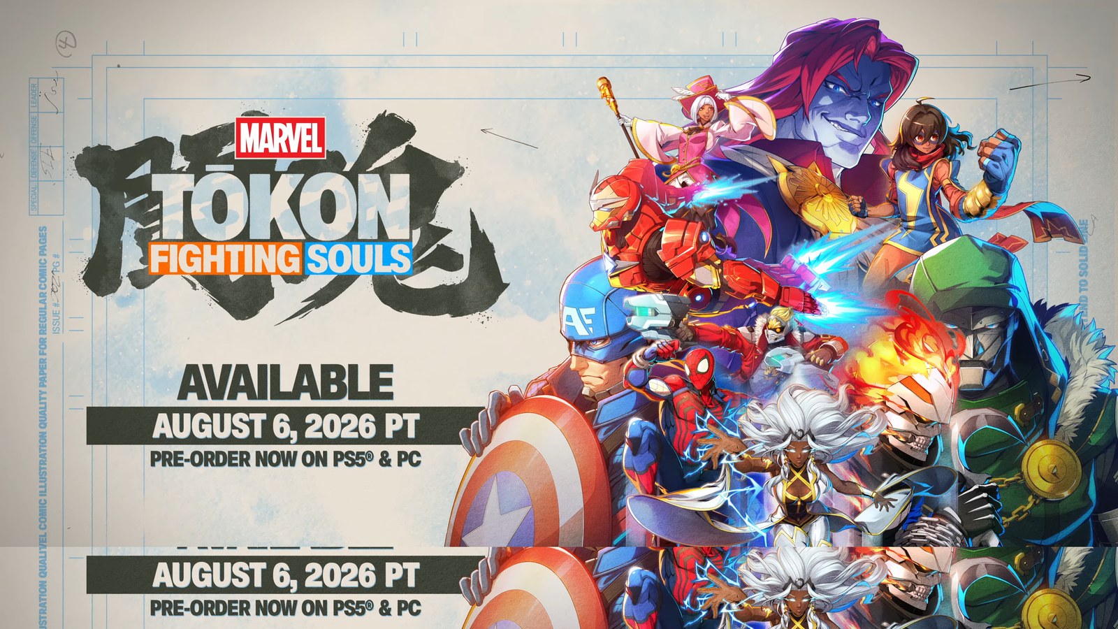 State of Play revela Marvel Tokon: Fighting Souls Knights of Doom