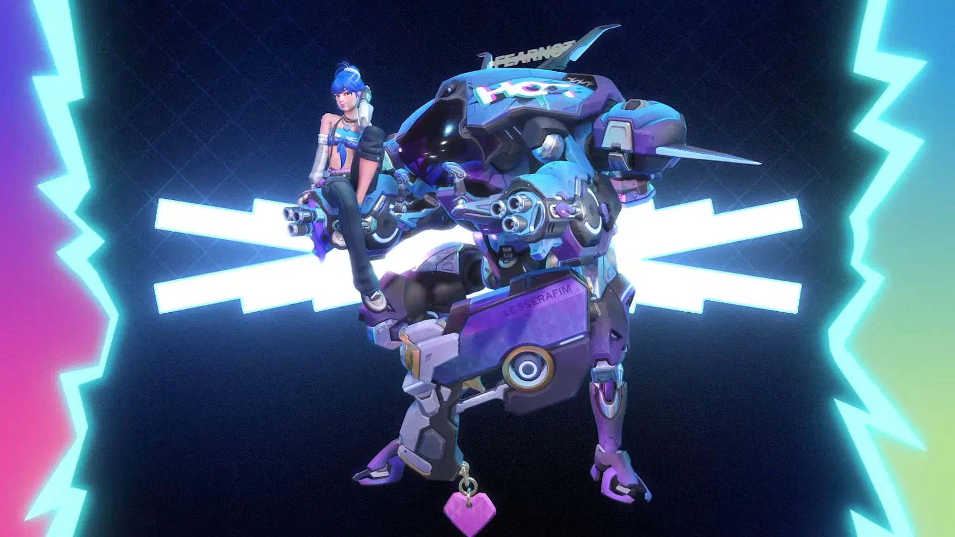 D.VA Fearless, do LE SSERAFIM, joga Overwatch em sessão com queda de servidor