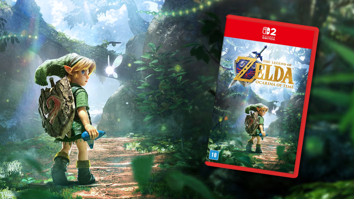 Pré-venda de Zelda: Ocarina of Time para Switch 2 abre no Brasil
